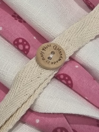 Pink white cotton and - white,