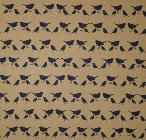 Little birds navy - navy, natural
