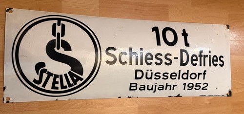 1950s enamel sign shooting