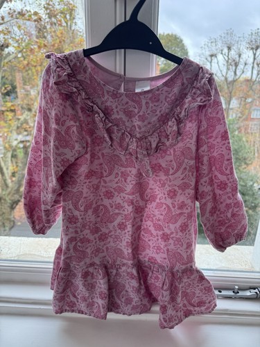 Pink floral little girls - little, dress