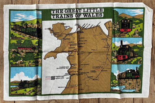 Vintage tea towel - vintage, (1982?)